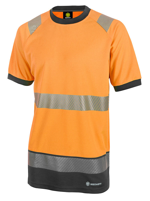 Beeswift Deltic Hi-Vis Two-Tone Short Sleeve T-Shirt. (Each)