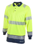 Beeswift Deltic Hi-Vis Two Tone Long Sleeve Polo Shirt. (Each)