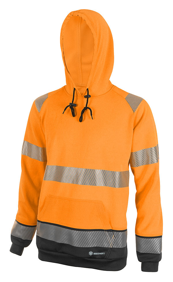 Beeswift Deltic Hi-Vis Two-Tone Hoodie. (Each)