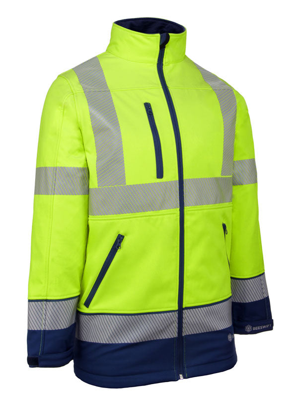 Beeswift Deltic Hi-Vis Two-Tone Soft Shell Jacket. (Each)