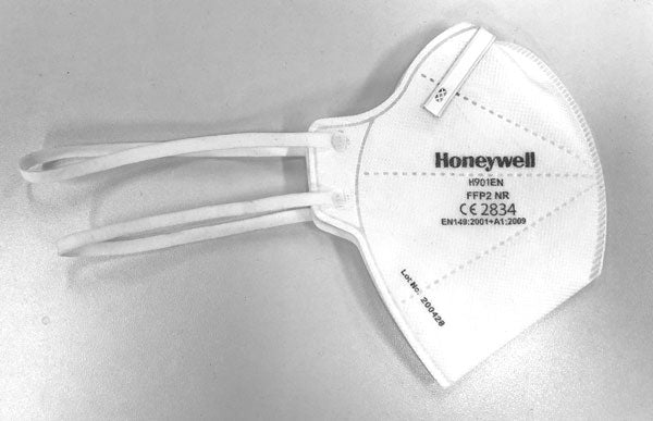 Honeywell H901En Fold Flat Face Mask Ffp2 Nr With H901En Filter. (Per 50)