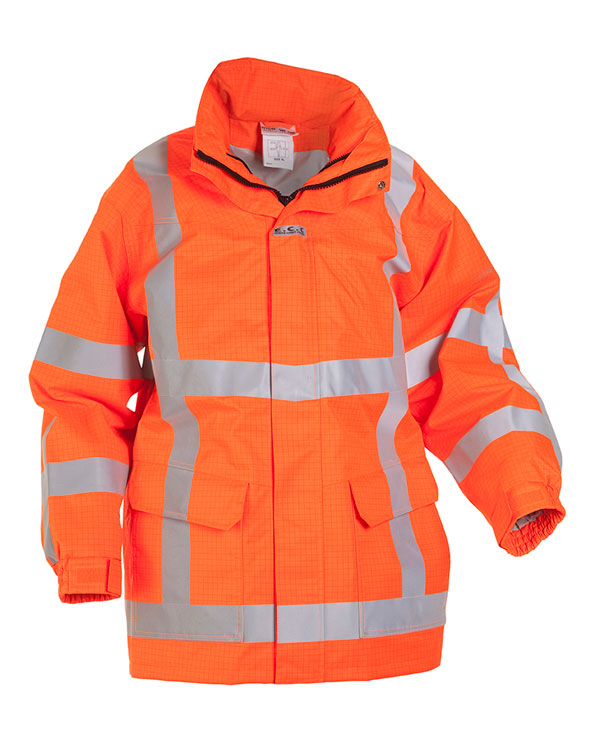 Hydrowear Markelo Multi Sns Fire Retardant Hi-Vis Anti-Static Waterproof Parka Jacket. (Each)