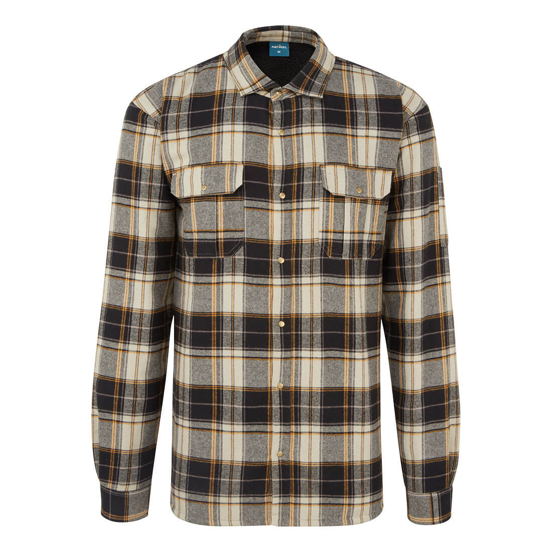 Portwest KA3 Sherpa Lined Check Shirt- Style KA313