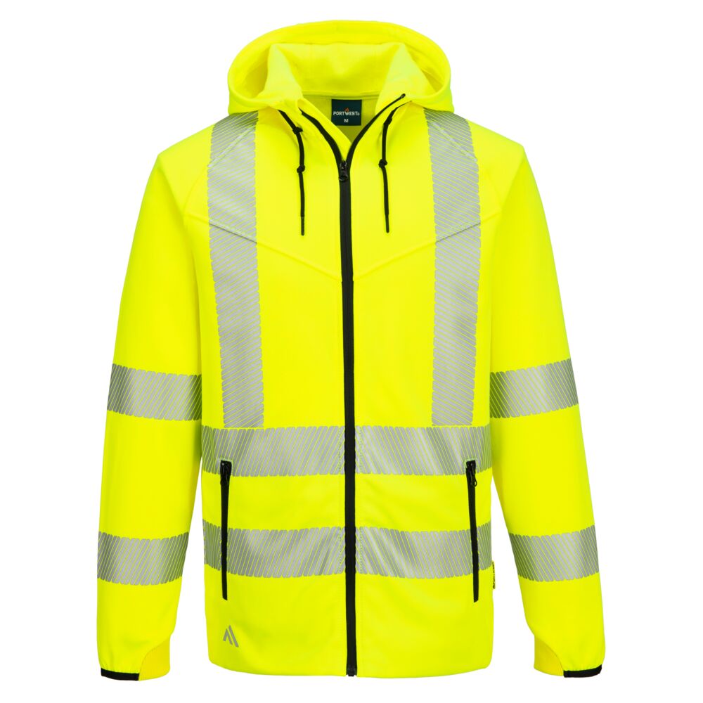 Portwest KX3 Sport Hi-Vis Zipped Hoodie - Style KX303