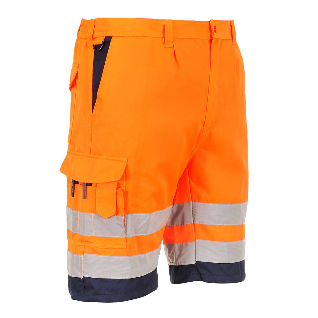Portwest Hi-Vis Lightweight Polycotton Shorts- Style L043