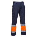 Portwest Hi-Vis Lightweight Contrast Class 1 Service Trousers- Style L049