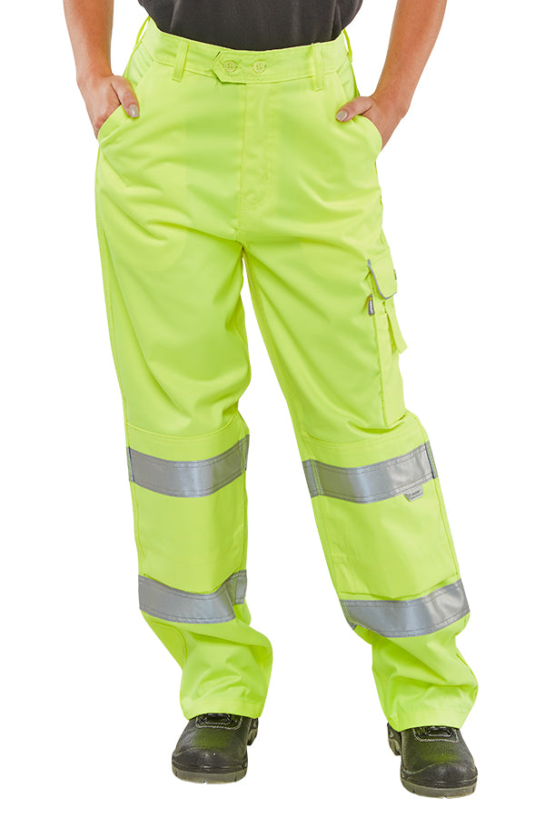 Beeswift Ladies Hi-Vis Trousers. (Each)