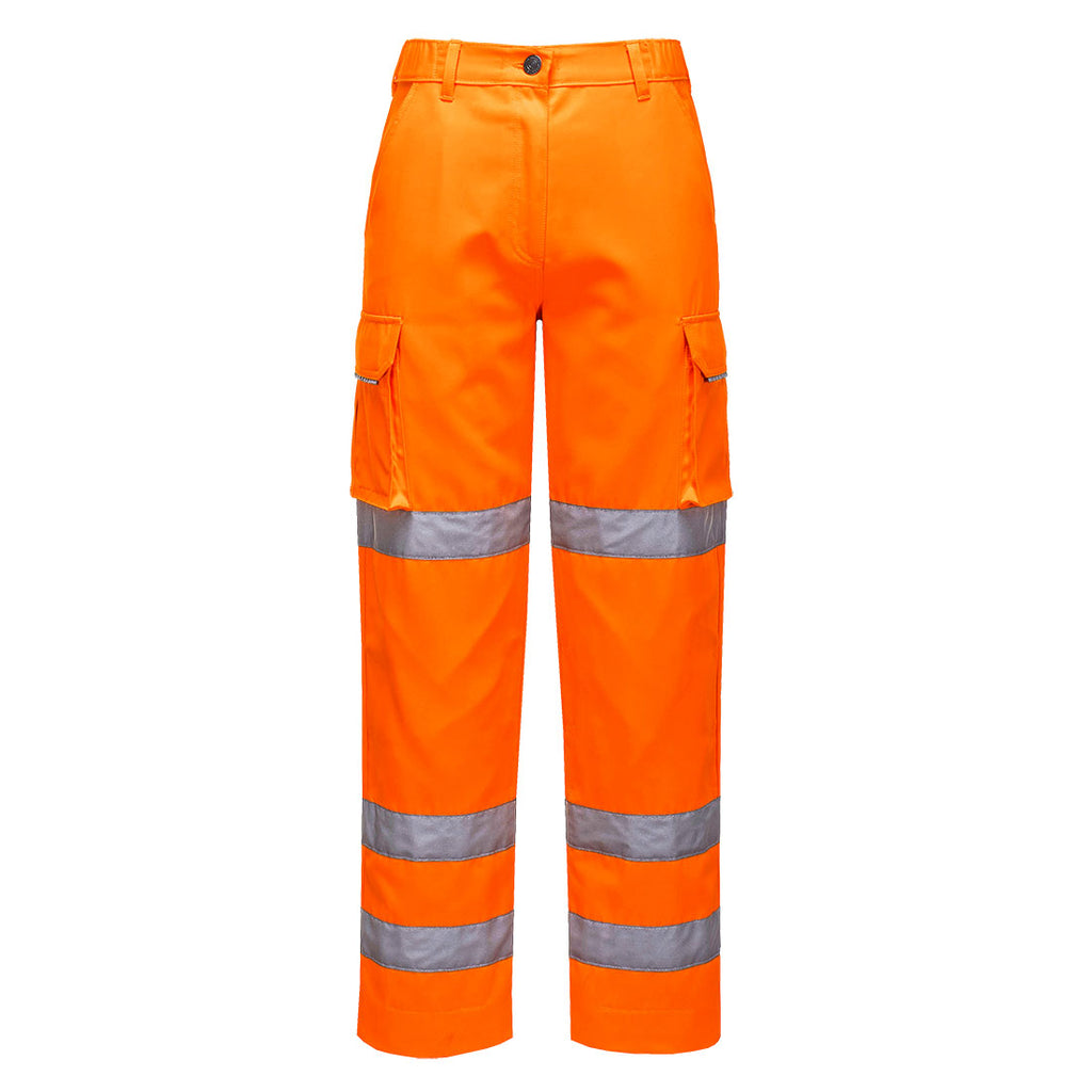Portwest Hi-Vis Women's Three Band Work Trousers- Style LW71