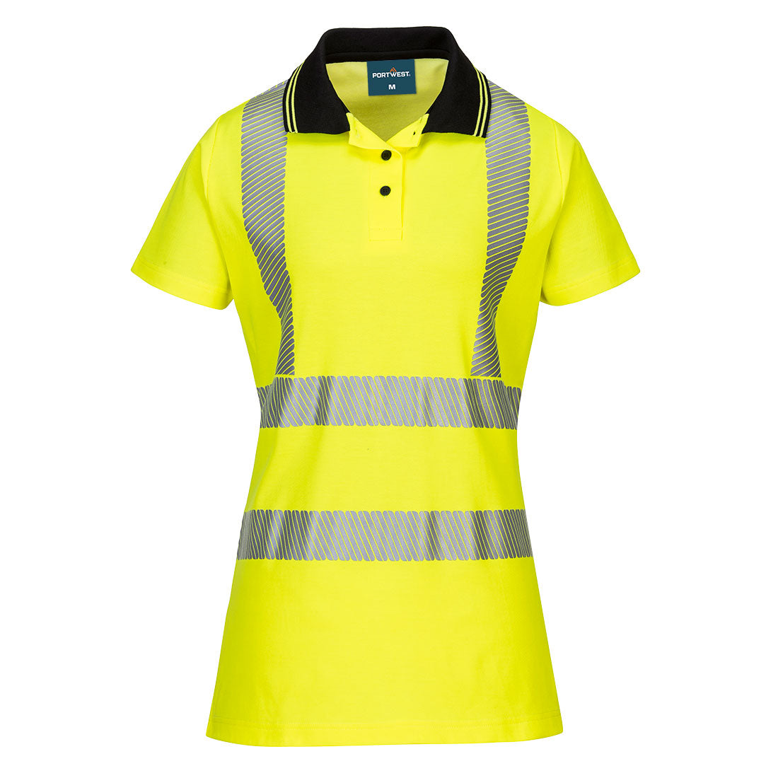 Portwest Hi-Vis Women's Cotton Comfort Pro Polo Shirt S/S - Style LW72
