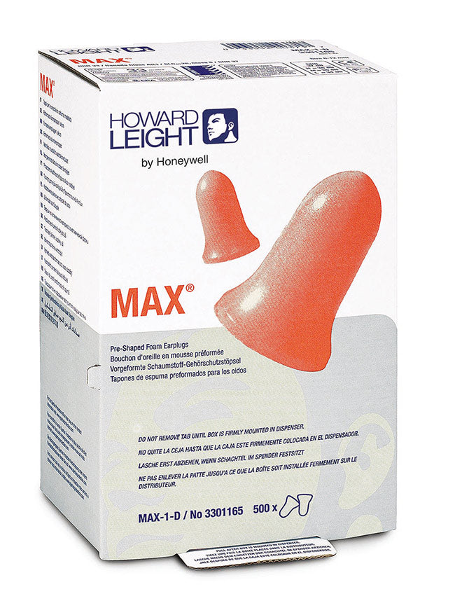Honeywell Max-1-D Ear Plugs Ls500 Dispenser Refill. (Per 500)