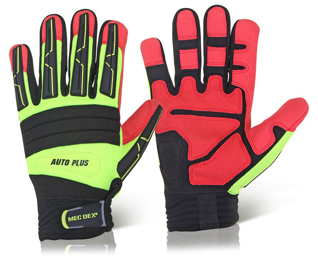 Mecdex Auto Plus Mechanics Gloves. (Pair)