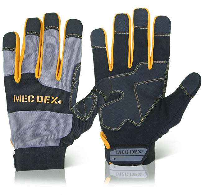 Mecdex Work Passion Impact Mechanics Gloves. (Pair)