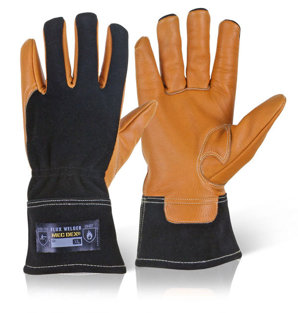 Mecdex Flux Welder Mechanics Gloves. (Pair)