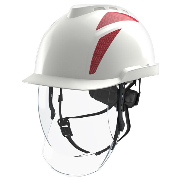 Msa V-Gard 950 Electrician Safety Helmet With Face Shield. (Each)
