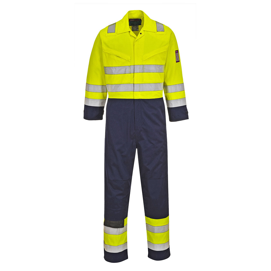 Portwest Modaflame Work Hi-Vis Multi-Norm Contrast FR Coverall- Style MV28