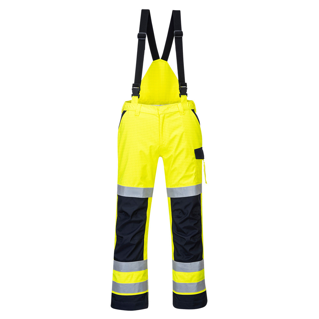 Portwest Modaflame Rain+ Hi-Vis Multi-Norm Contrast FR Trousers- Style MV71