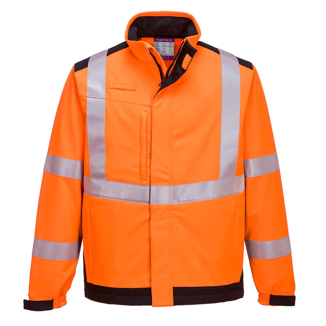 Portwest Modaflame Softshell Hi-Vis Multi-Norm FR Jacket- Style MV72