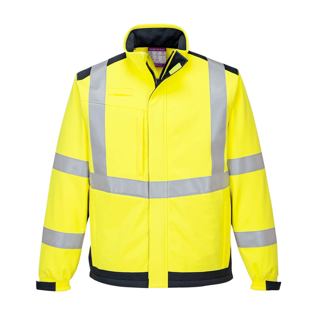 Portwest Modaflame Softshell Hi-Vis Multi-Norm FR Jacket- Style MV72