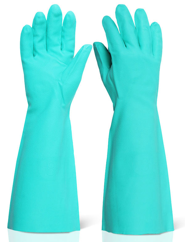 Beeswift Nitrile Gloves 18". (Pair)
