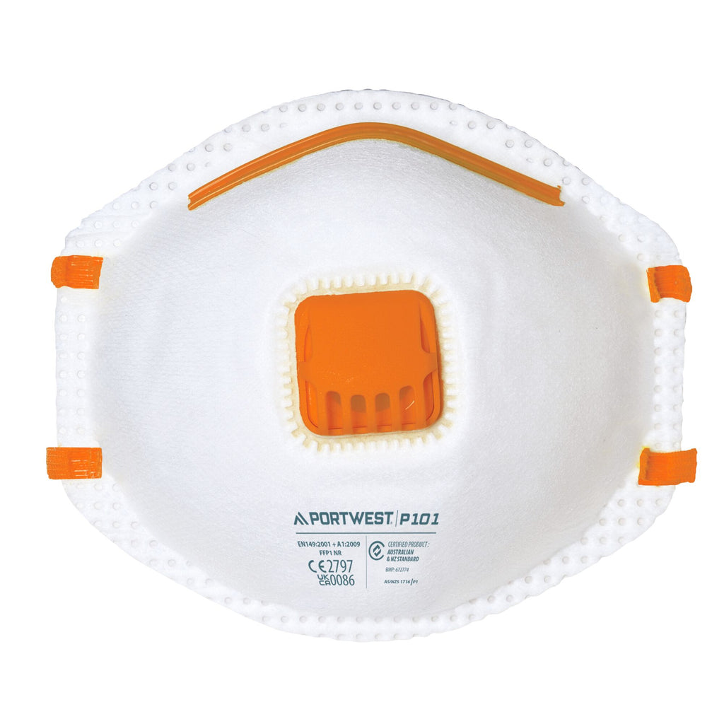 Portwest FFP1 Valved Respirator (Pk10)- Style P101