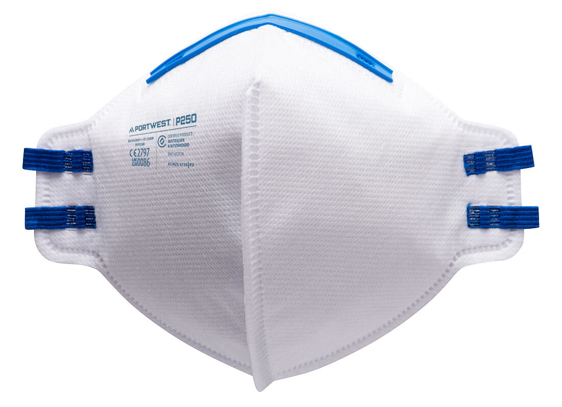 Portwest FFP2 Fold Flat Respirator (Pk20)- Style P250