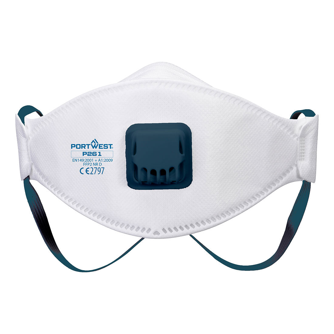 Portwest Trifold Valved Dolomite FFP2 Respirator (Pk10) - Style P261