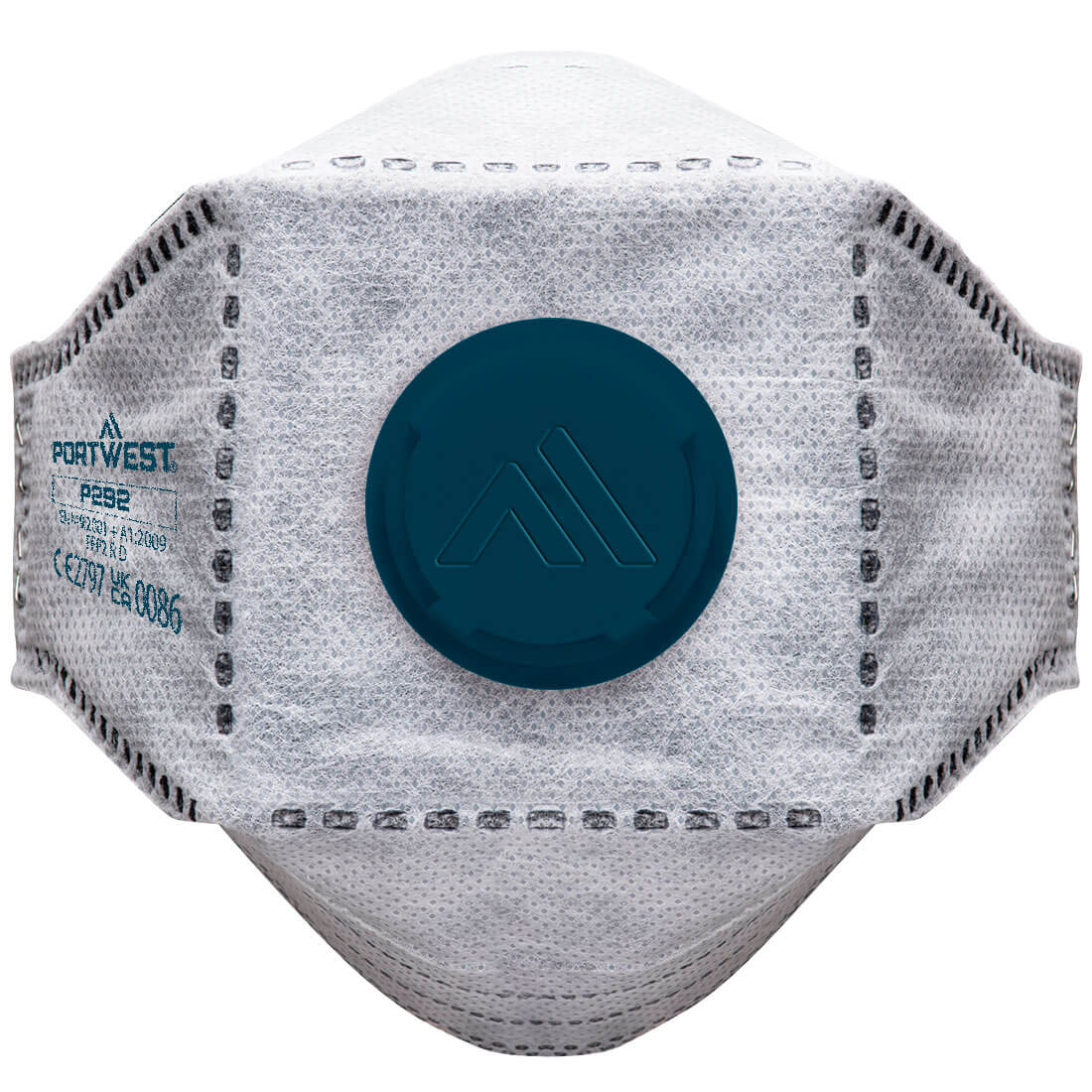 Portwest EAGLE FFP2 Valved Carbon Fold Flat Respirator (Pk10) - Style P292