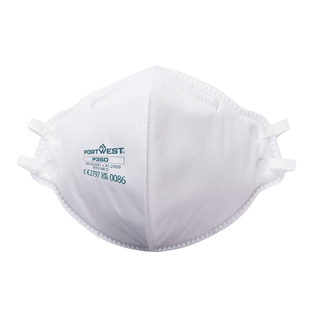 Portwest FFP3 Dolomite Fold Flat Respirator (Pk20)- Style P350