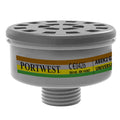 Portwest ABEK2 Gas Filter Universal Thread (Pk4)- Style P926