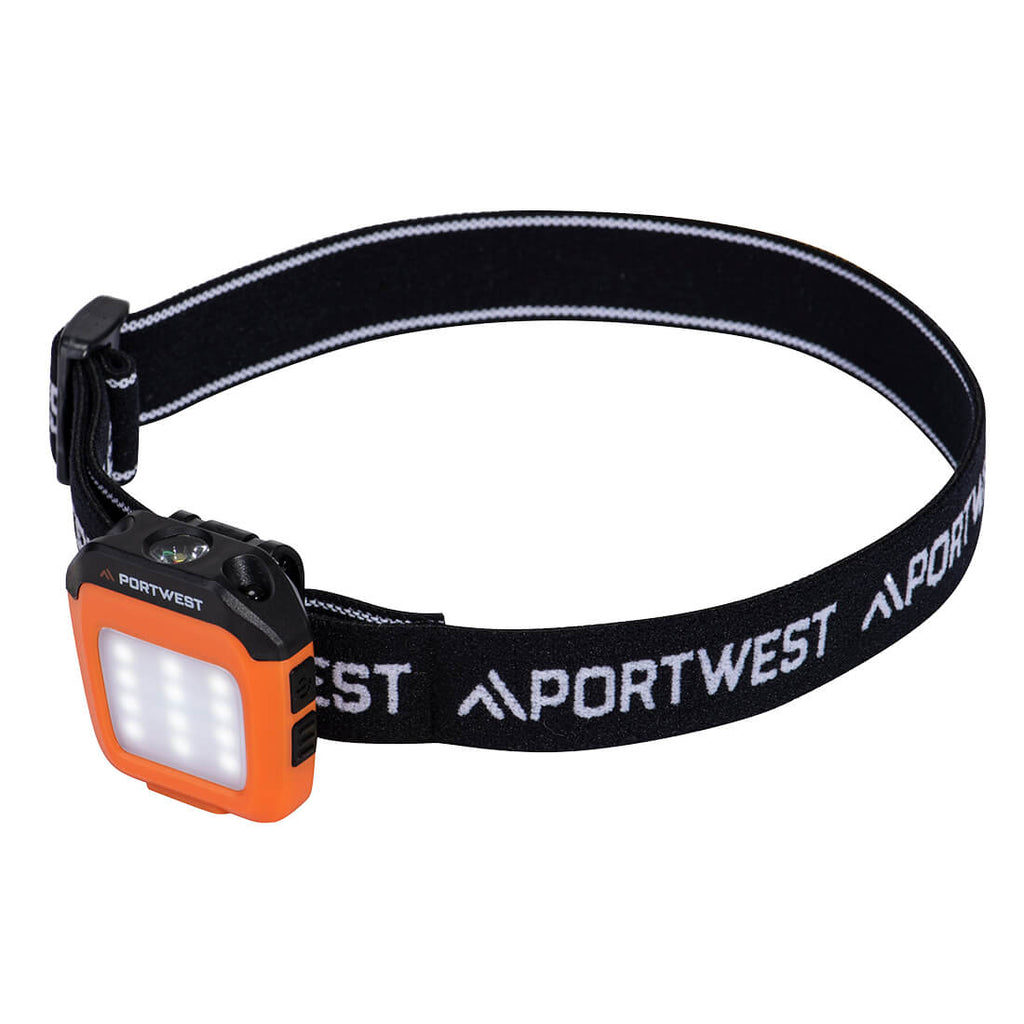 Portwest USB Rechargeable Multi-function LED Cap Light- Style PA74