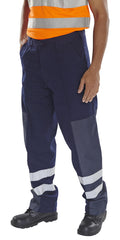 Beeswift Poly Cotton Nylon Patch Trousers. (Each)