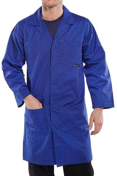 Beeswift Poly Cotton Warehouse Coat. (Each)