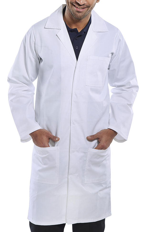 Beeswift Poly Cotton Warehouse Coat. (Each)