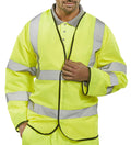 Beeswift Hi-Vis Long Sleeve Jerkin. (Each)