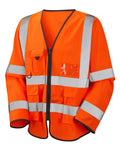 Beeswift Hi-Vis Long Sleeve Executive Id Jerkin. (Each)