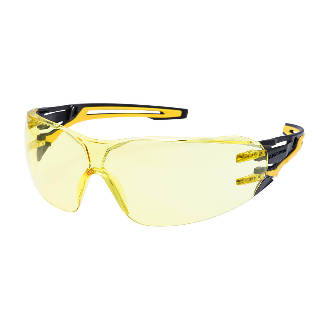 Portwest Anthracite Wraparound Safety Glasses- Style PR01