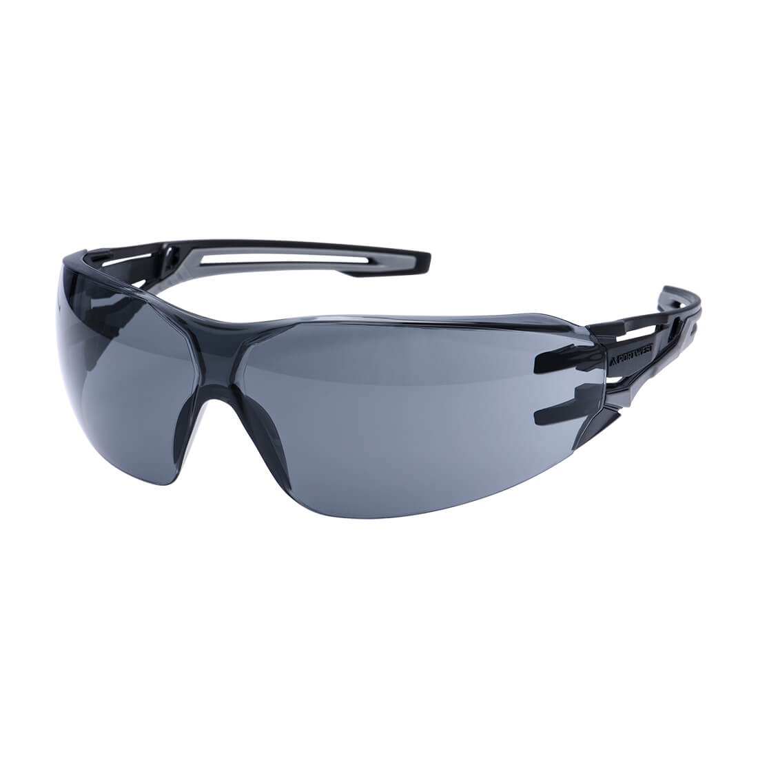 Portwest Anthracite Wraparound Safety Glasses- Style PR01