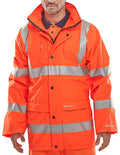 Beeswift Hi-Vis Pu Jacket. (Each)