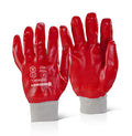 Beeswift Pvc Fully Coated Knitted Wrist Glove. (Each)