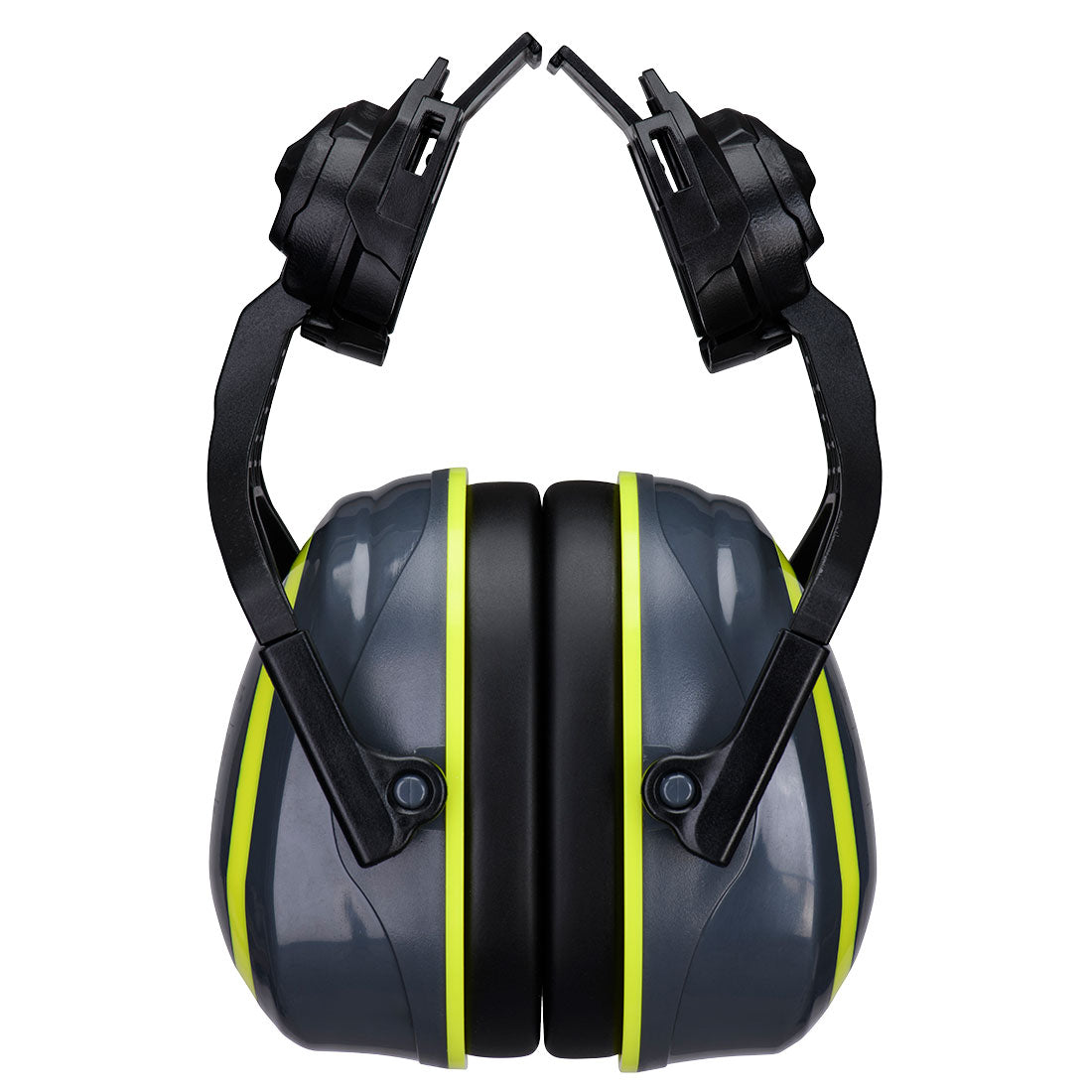 Portwest HV Extreme Ear Defenders Medium Clip-On Metal Free- Style PW04