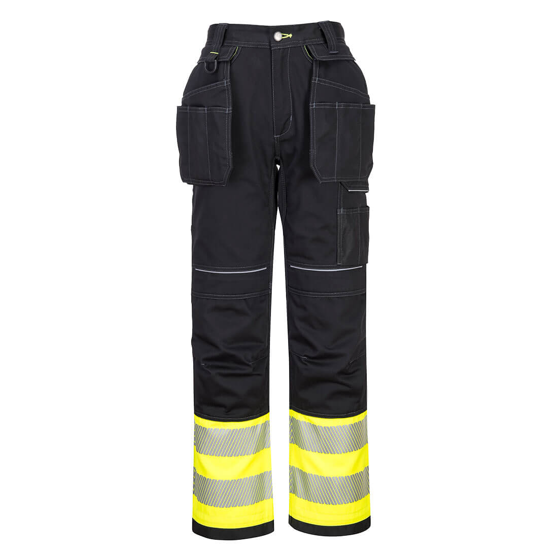 Portwest PW3 Hi-Vis Class 1 Holster Pocket Trousers- Style PW307