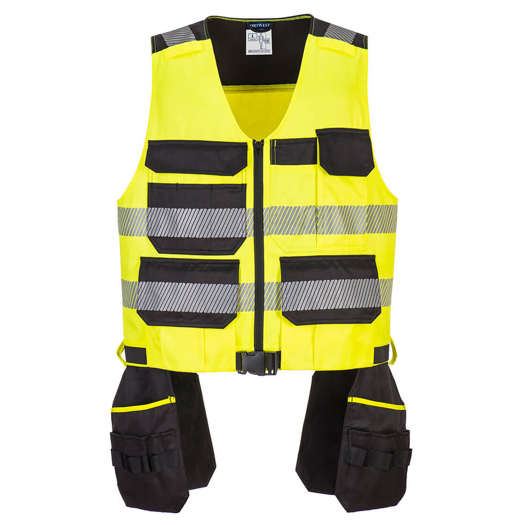 Portwest PW3 Hi-Vis Class 1 Tool Vest - Style PW308