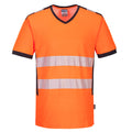 Portwest PW3 Hi-Vis V-Neck Mesh Insert T-Shirt S/S - Style PW310