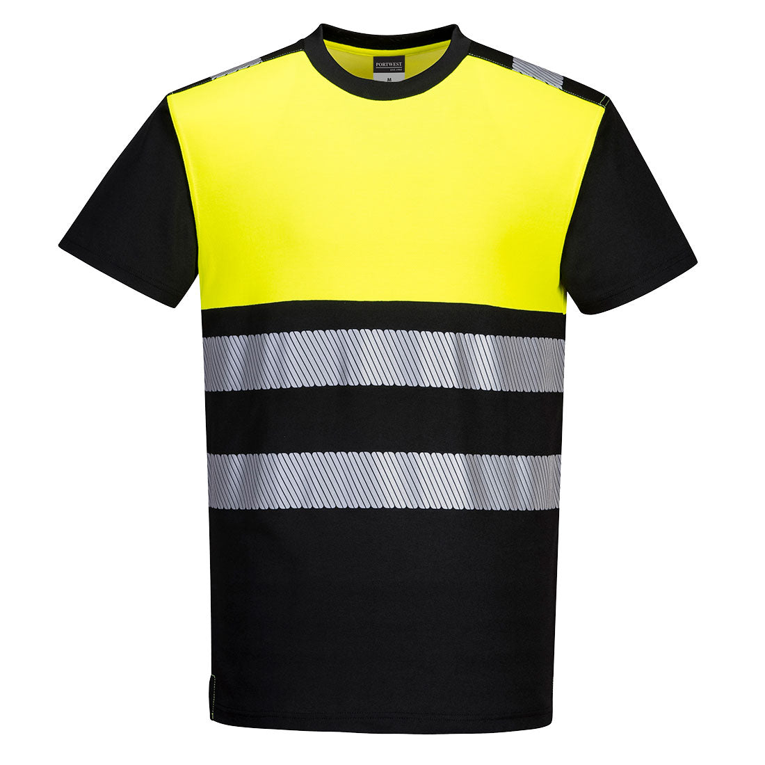 Portwest PW3 Hi-Vis Cotton Comfort Class 1 T-Shirt S/S - Style PW311