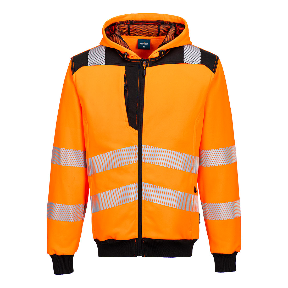 Portwest PW3 Hi-Vis Zip Hoodie - Style PW327