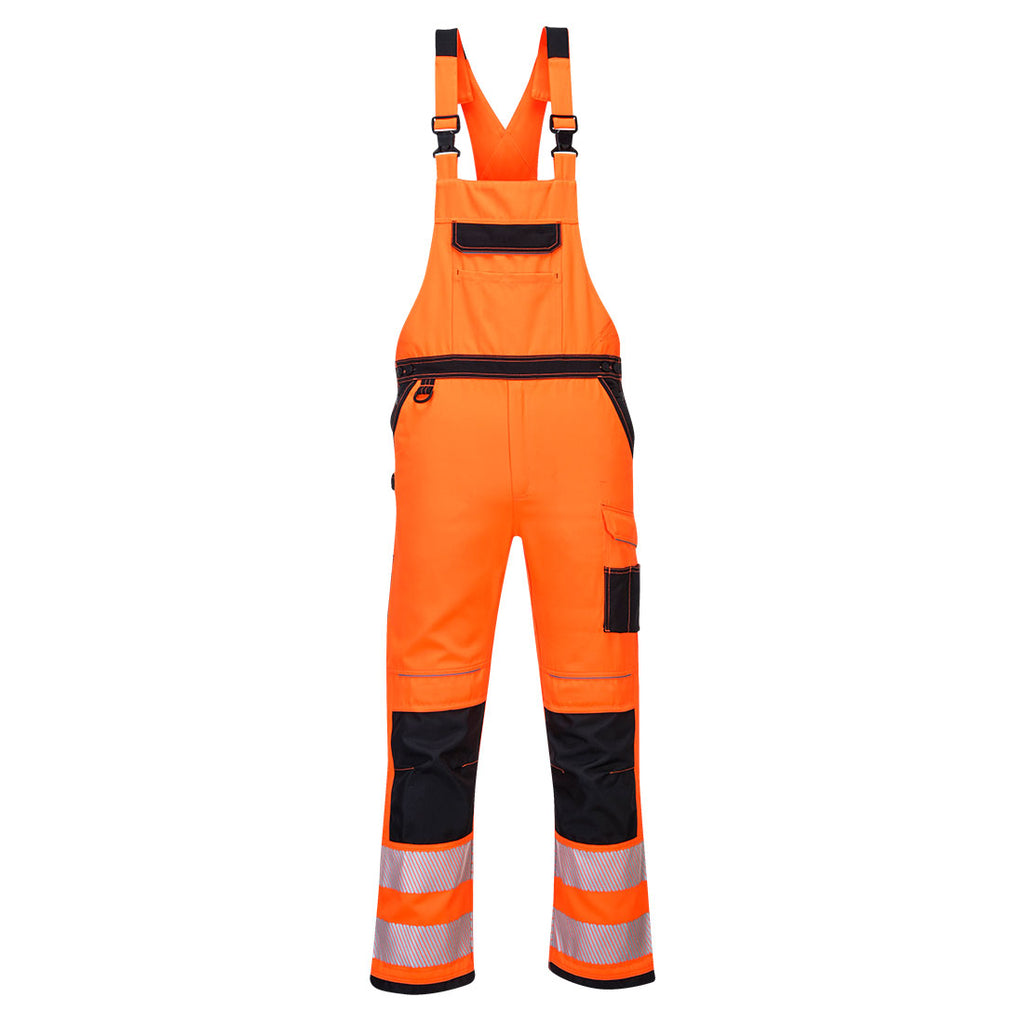 Portwest PW3 Hi-Vis Bib and Brace- Style PW344