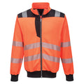 Portwest PW3 Hi-Vis Zip Sweatshirt- Style PW370
