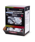 Beeswift Qed Disposable Foam Corded Detectable Ear Plugs. (Per 200)