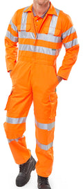 Beeswift Hi-Vis Railspec Coverall. (Each)