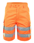 Beeswift Hi-Vis Rail Spec Shorts. (Each)